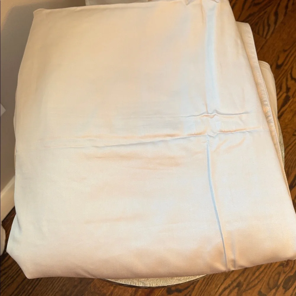 QUINCE Bamboo Duvet Cover King Cal King Sand